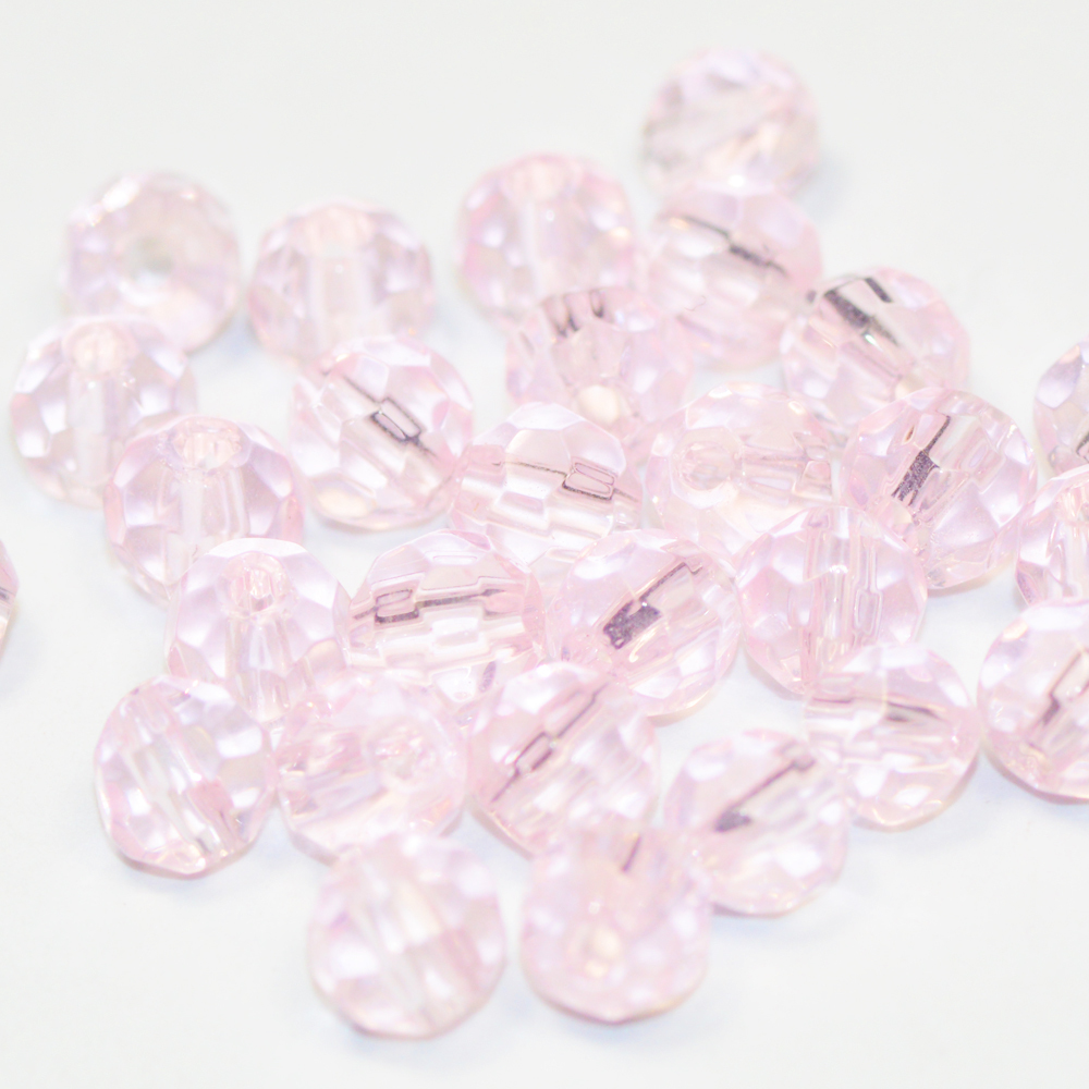 訳ありセール品 ラウンドカット型 ガラスビーズ 4mm ライトローズ 色合いや大きさにばらつきがある場合がございます拍卖