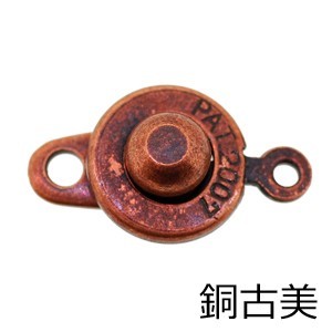 アクセサリーパーツ 金具 ニューホック 大サイズ 銅古美 ブロンズ 基礎金具拍卖