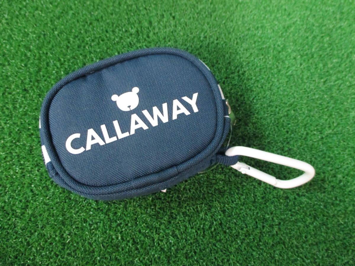 ●新品●キャロウェイ●キャロウェイ ベア ボールポーチ ウィメンズ SS 23 JM●ネイビー拍卖