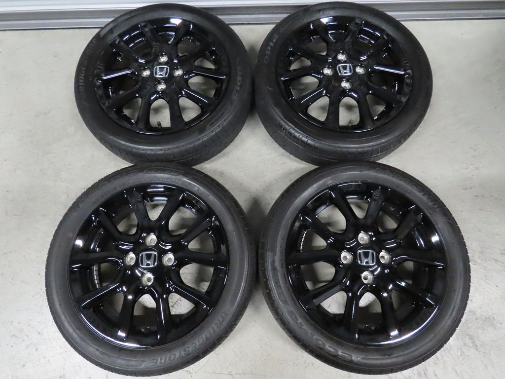 ホンダ N-ONE RS 165/55R15 JG1 JG2 純正 ブリヂストン 4.5J +45 PCD100 4穴 N-BOX N-WGN EP150 バリ溝拍卖