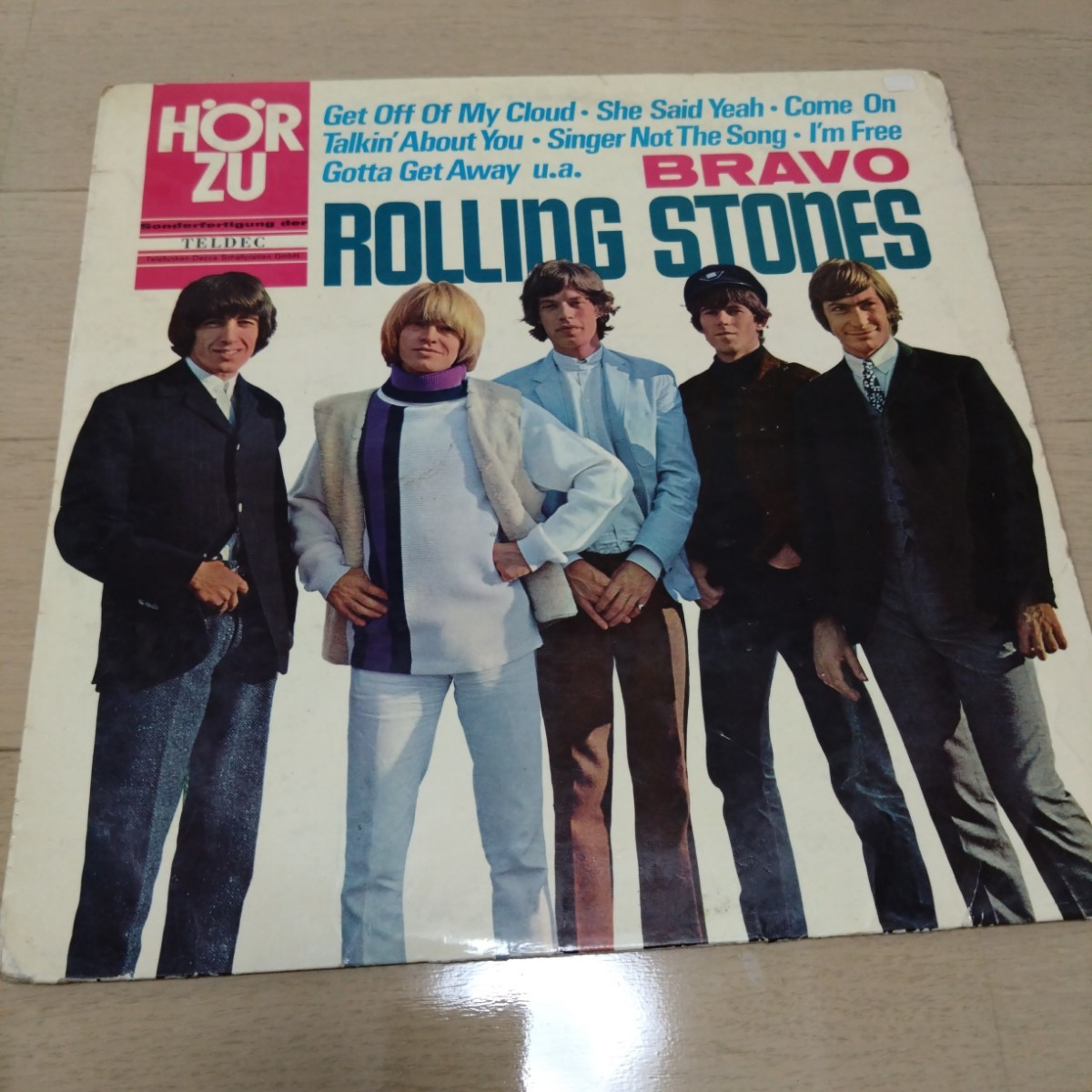 ドイツ盤 コーティングジャケット 赤ラベルLP BRAVO ROLLING STONES / ザ・ローリング・ストーンズ拍卖