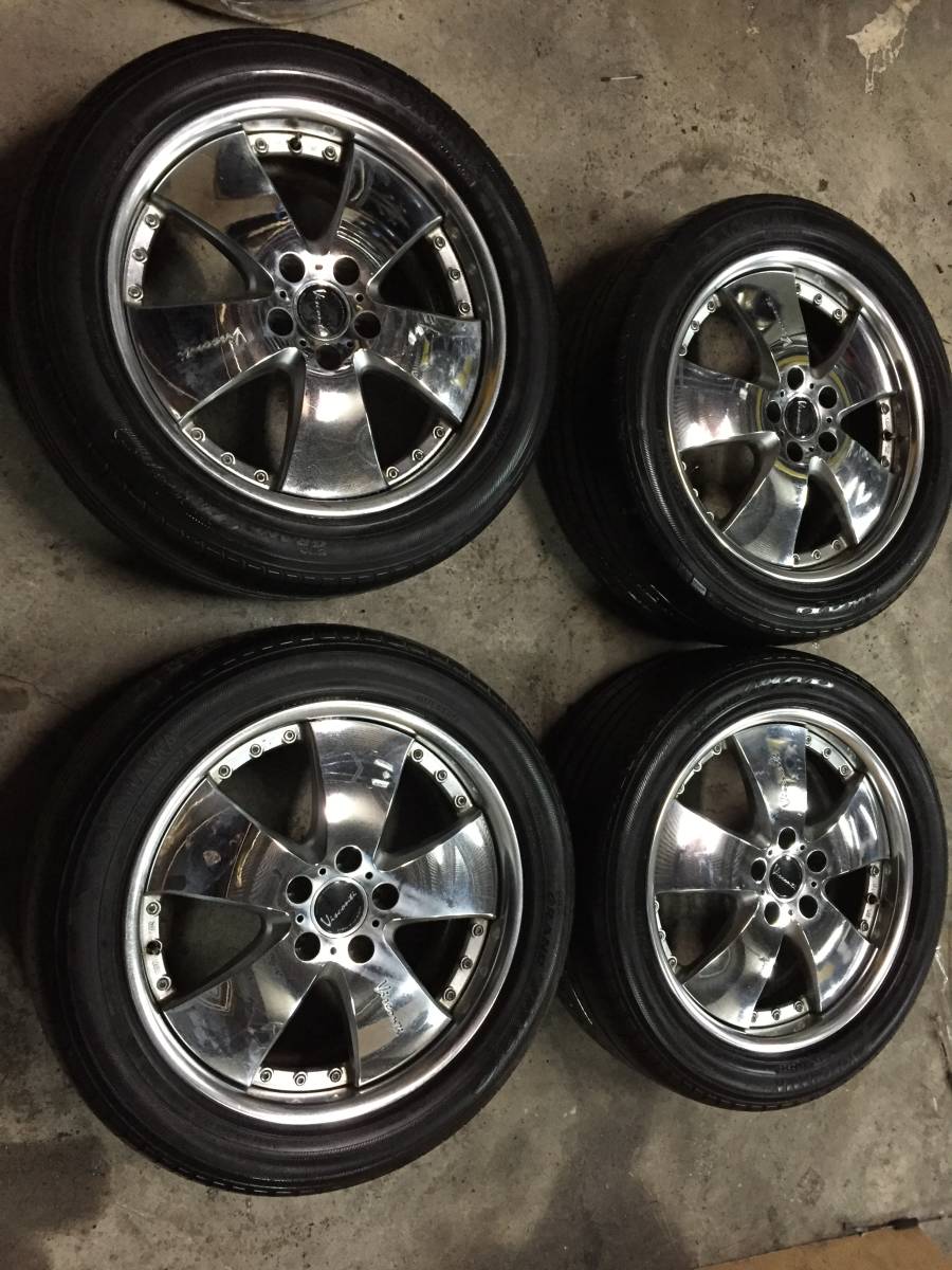 W2-6 スピードスター ヴィスコンティLXS ヨコハマ GRANDMAP 235/50 18 アルファード ヴェルファイア エルグランド エスティマ エリシオン拍卖