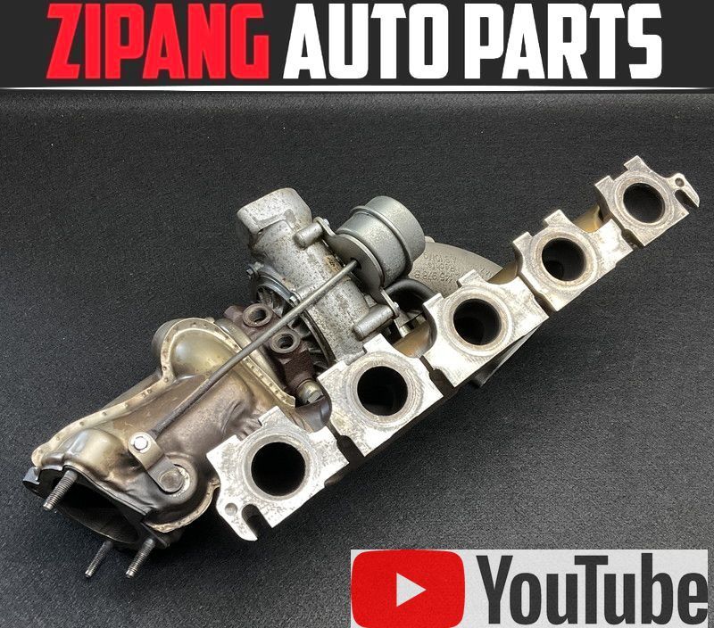 AU081 4F RS6 アバント 4WD ◆BUH 右バンク タービン ターボ ◆94640km ◆07L145702J ★動作OK 【動画あり】◎拍卖