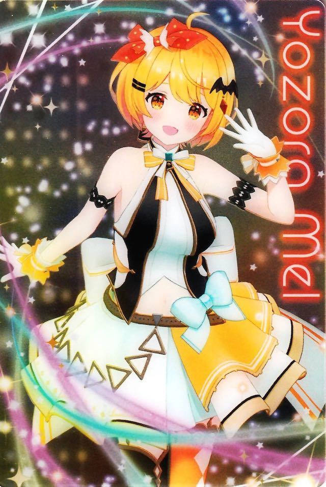 【03.夜空メル】『ホロライブウエハース2』 メタリックプラカード1枚 外袋未開封 Hololive VTuber拍卖