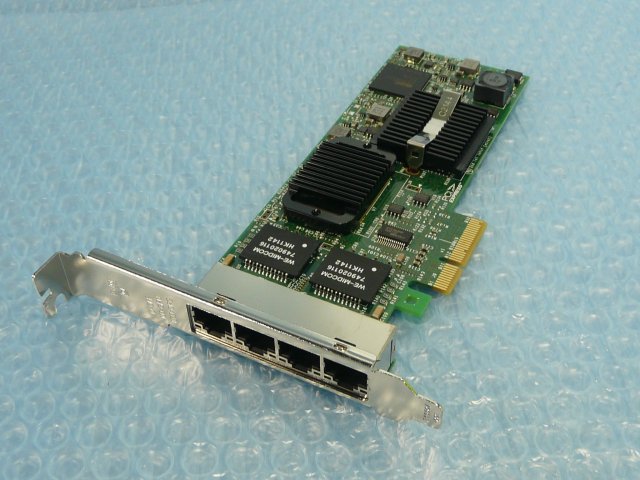 1LMY // デル 0HM9JY Intel Gigabit ET Quad Port Server Adapter 120mmブラケット // Dell PowerEdge R710 取外 // 在庫7拍卖