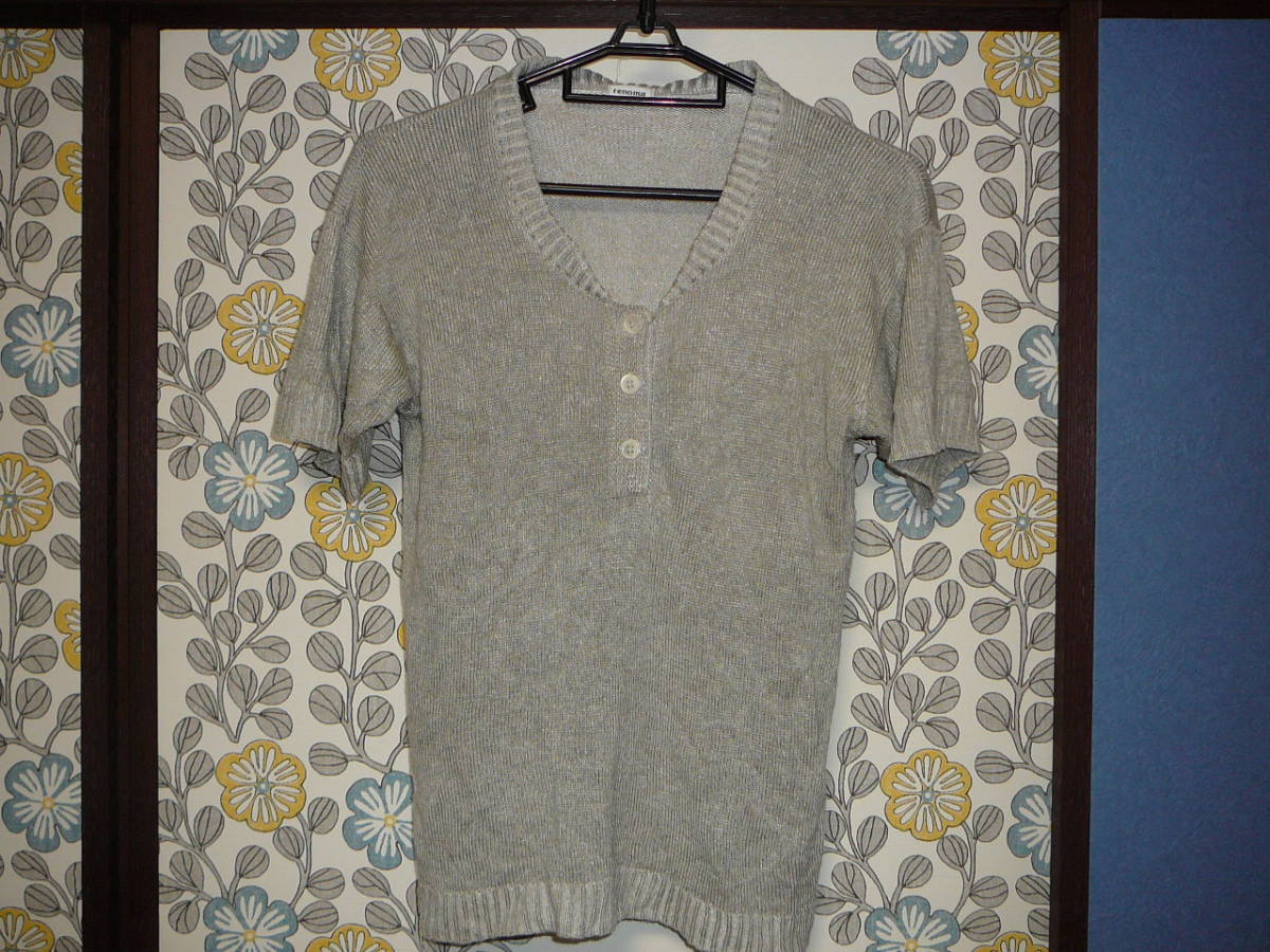 レノマ パリス サマーセーター サイズ38 アルファキュービック シルバー拍卖