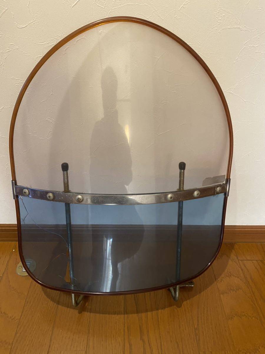 BUCOブコ ウインドシールド ビンテージ 当時物 パンヘッド ナックル ハーレーウィンドシールド拍卖