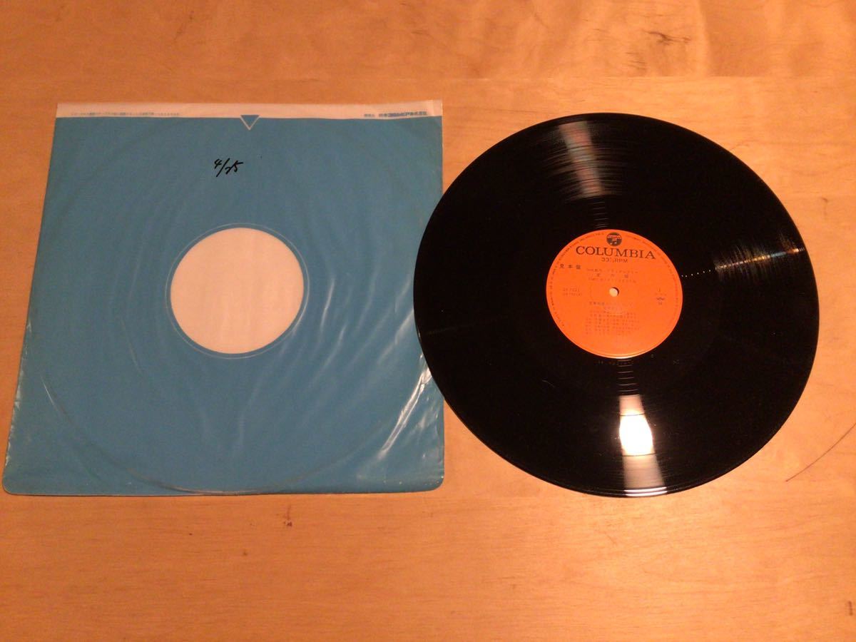 【ジャンク見本盤LP】NHK製作ドキュメンタリー 変声期(GX-7021) /諏訪マリー/三善晃/若杉弘/喜田川道子/平原絹子/ ジャケなしスリーブ付属拍卖