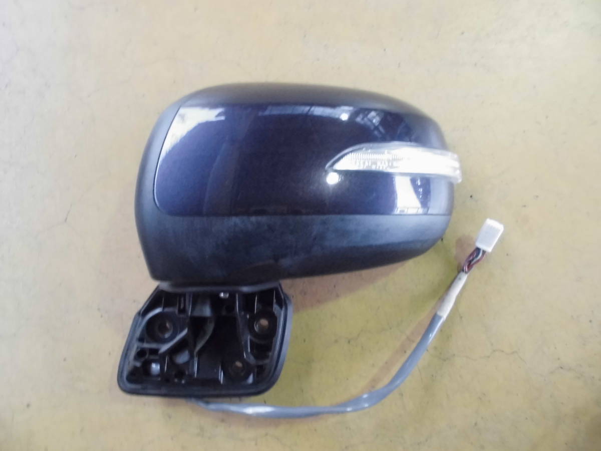 H24 ムーブ カスタム LA100S 左 サイド ミラー B70 アーバンナイトブルークリスタル 中古品拍卖