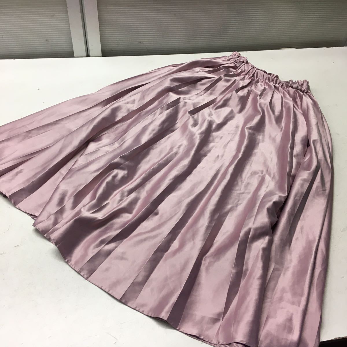 送料無料★Heather ヘザー★ロングスカート ステンカラースカート★フリーサイズ★ピンク#50410skk拍卖