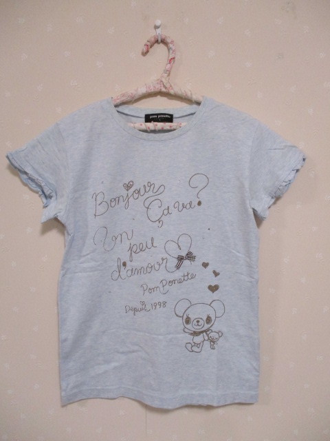 ● ポンポネット ● 可愛い半袖Tシャツ ☆L☆ 30416拍卖