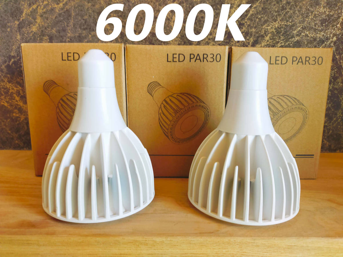 【送料無料】植物育成ライト 30W 6000K 2個 白色 太陽光 フルスペクトルLED拍卖