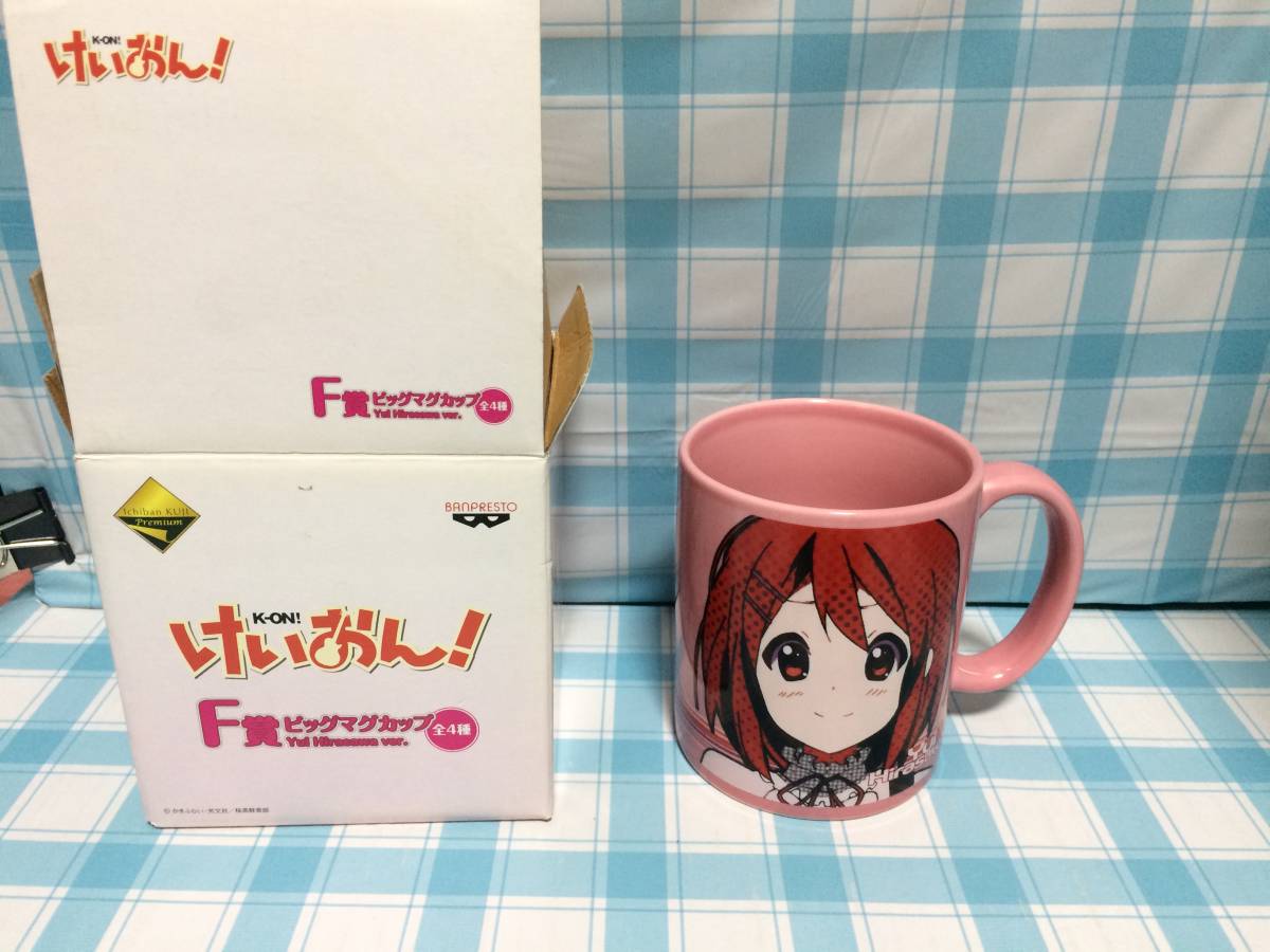 バンプレスト けいおん! 一番くじプレミアム F賞 ビッグマグカップ 平沢唯 食器 マグカップ拍卖