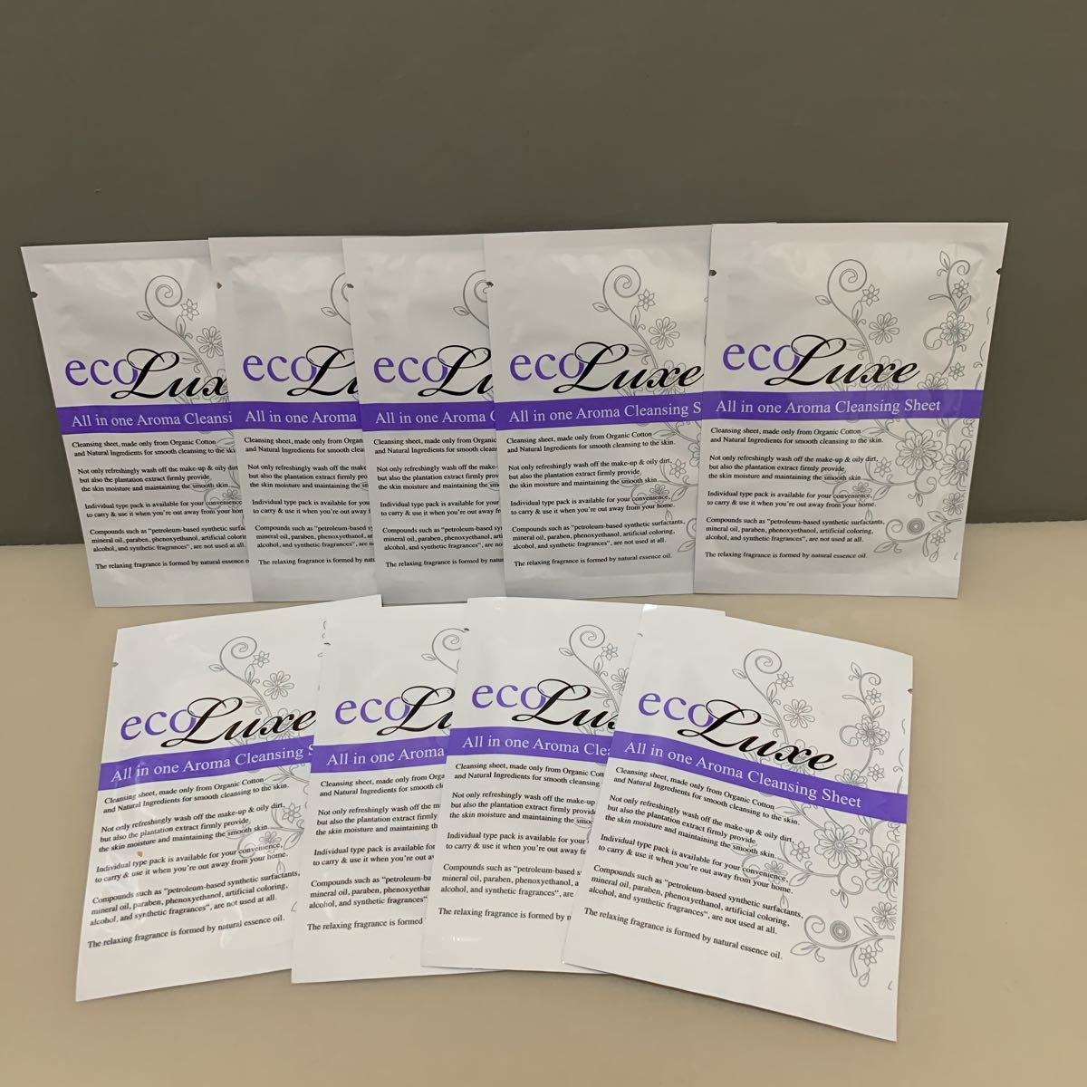 A0432 エコリュクス (ecoluxe) オールインワン アロマ クレンジングシート 9枚拍卖