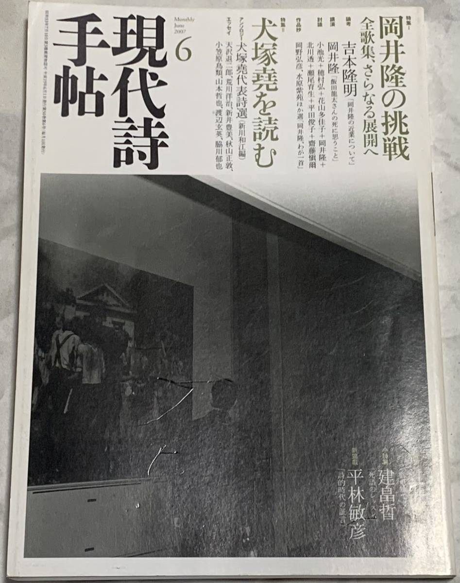 現代詩手帖 第五十巻・第六号 岡井隆の挑戦 犬塚堯を読む拍卖