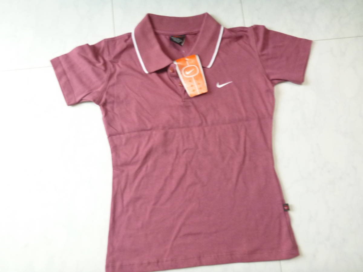 新品 NIKE ナイキ ピンク 半袖 ポロシャツ S拍卖