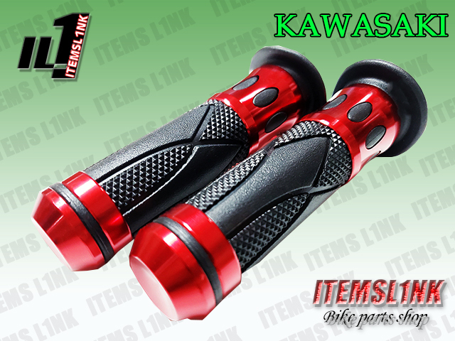 LK2-3RD アルミ ハンドル ヨーロピグリップ 赤色 バリオス W400 KDX220 KDX250/SR 250TR Dトラッカー125 Dトラッカー250 専用拍卖