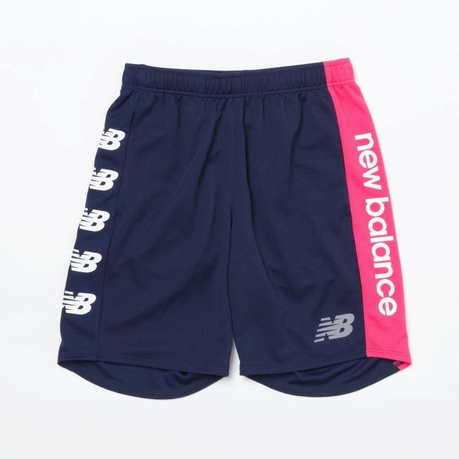 【KCM】z-new-464-130★展示品★【New Balance】ジュニア プラクティスショーツ ハーフパンツ JJPF9354 ネイビー サイズ 130拍卖
