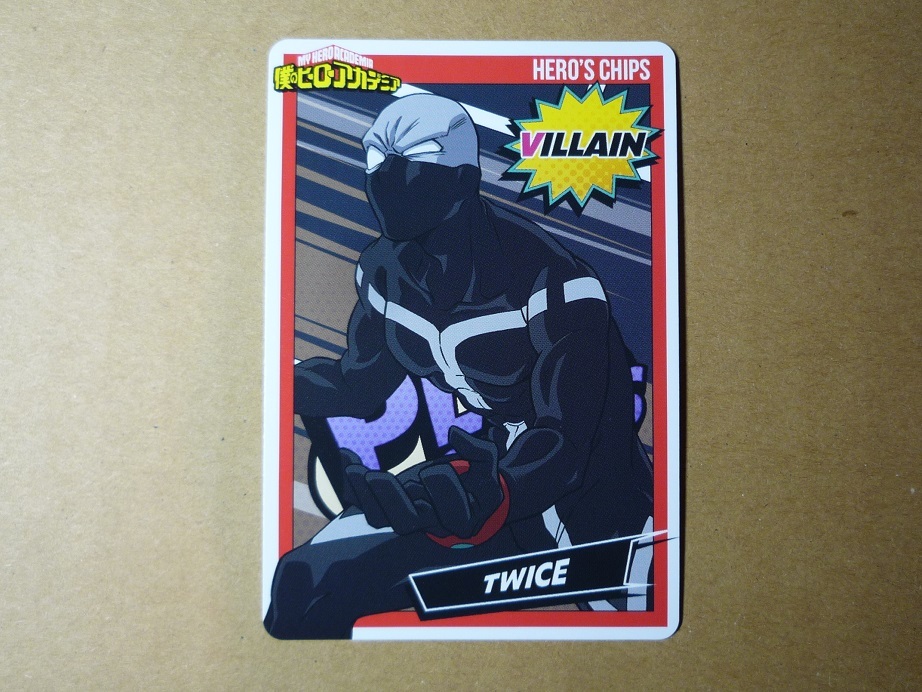 僕のヒーローアカデミア ヒーローズチップ 分倍河原仁(ぶばいがわら じん) トゥワイス 未使用 ヒロアカ拍卖