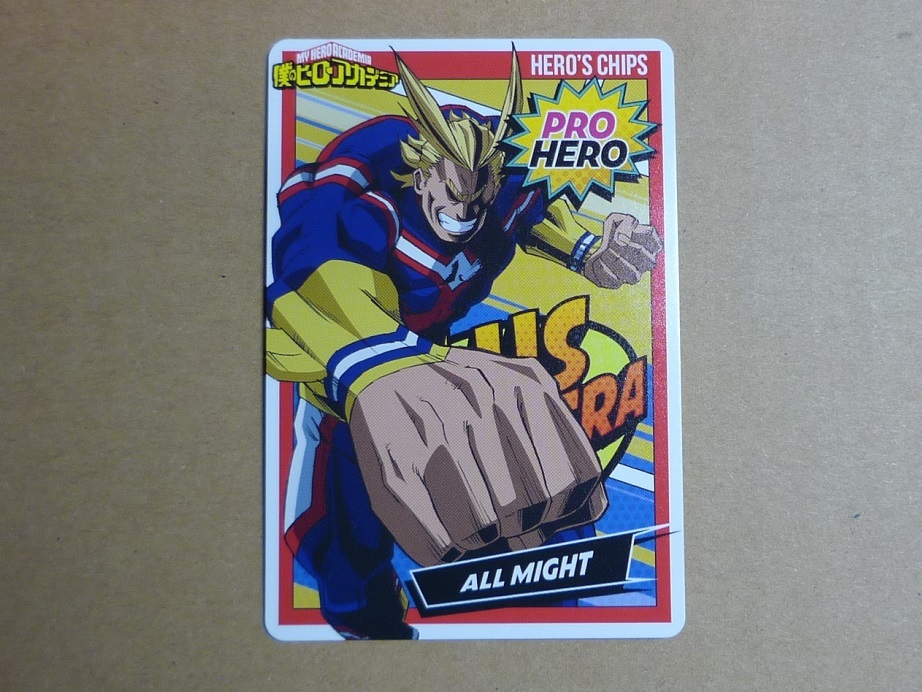僕のヒーローアカデミア ヒーローズチップ ヒーローズカード 八木俊典(やぎ としのり) オールマイト 未使用 ヒロアカ拍卖