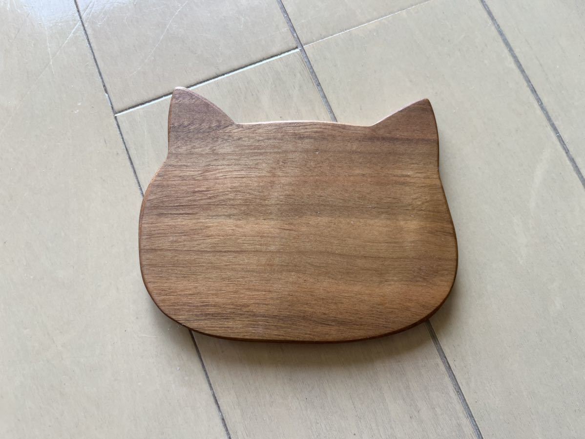 コースター 猫型 木製 複数作成可 No.k-66拍卖