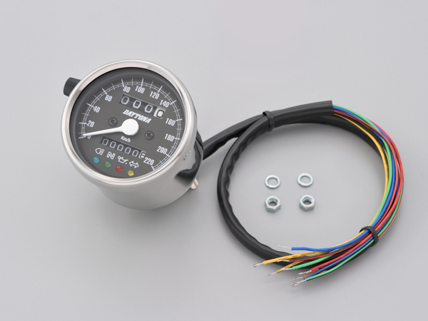 デイトナ 機械式スピードメーター(インジケーター付) Φ60/220k (15638)拍卖