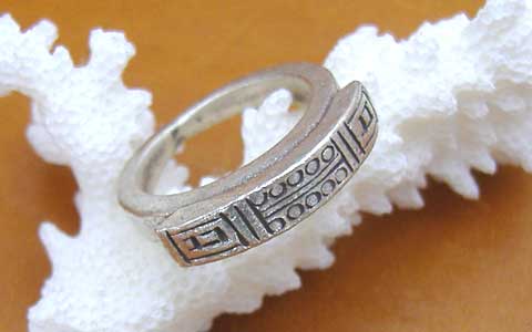 ◆カレン族シルバーリング 刻印07◆指輪拍卖