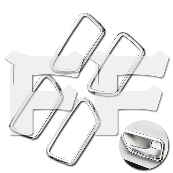 トヨタ PRIUS プリウスα ZVW40 前期 インテリア ドア ベゼル ドア リング カバー 内装 ステンレス メッキ 鏡面 新品拍卖