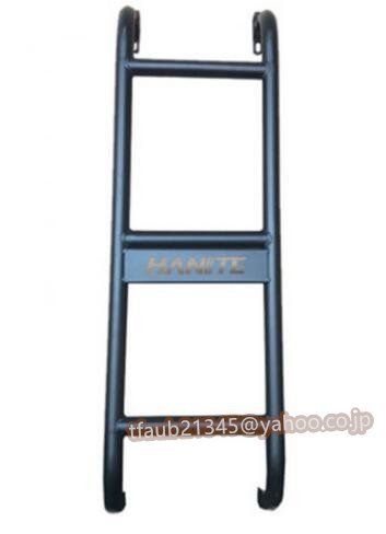 車中泊 便利グッズ ハシゴ はしご リアラダー 梯子 パーツ ドレスアップ 外装 ワゴン車用 軽バン用 マンガン合金製拍卖