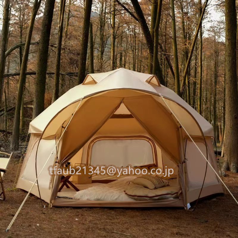 テント ワンタッチ テント オールシーズン使える ファミリー 公園 収納袋付き 4-5人用 ポップアップテント ドーム型テント拍卖