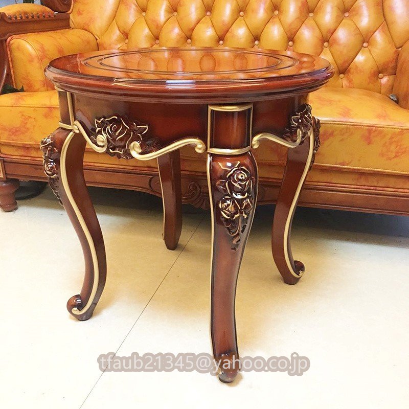 【ケーリーフショップ】北欧 ローテーブル ダイニングテーブル ヨーロッパ風 ミニテーブル.アンティークロココ調 センターテーブル 拍卖