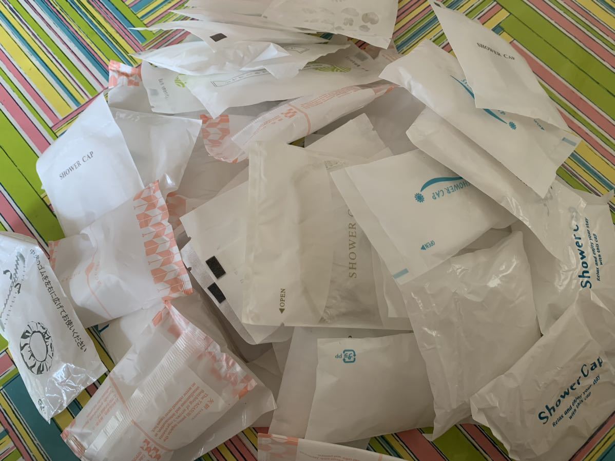 ☆使い捨てシャワーキャップ☆50個セット拍卖