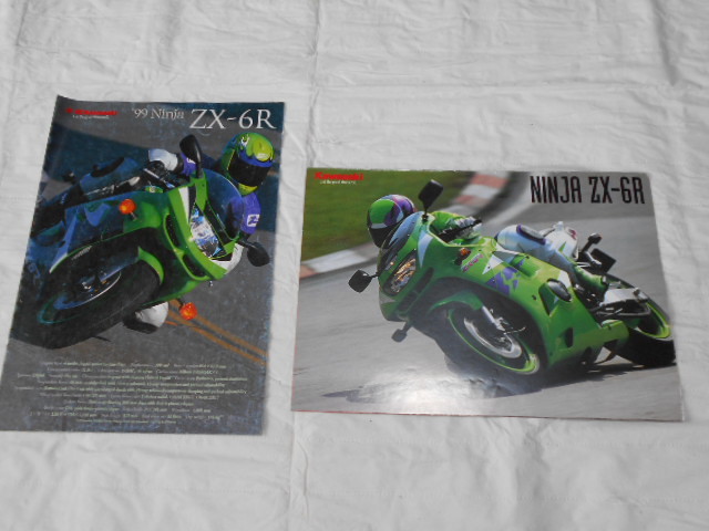 KawasaKi Ninja ZX-6R パンフレット2枚拍卖
