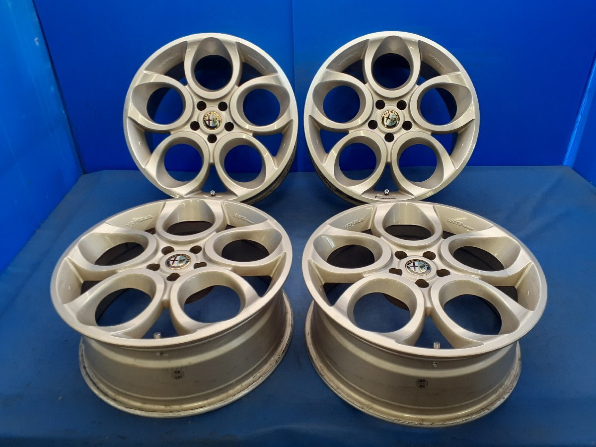 ★ 個人宅発送可 RAYS VERSUS レイズ ベルサス アルミホイール 4本 17インチ 7J +32 5H PCD98 アルファロメオ 156 147拍卖