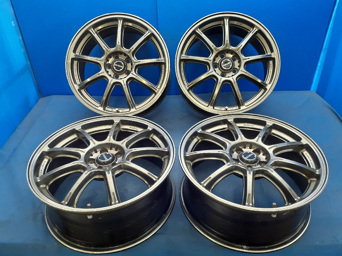 ★ 個人宅発送可 RAYS レイズ グラムライツ 57G アルミホイール 4本 18X7.5J +48 5H PCD100拍卖