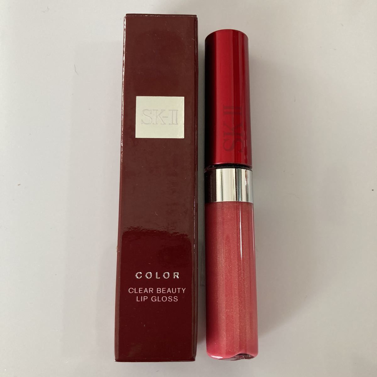 新品・SK-Ⅱ・エスケーツー・クリアビューティリップグロス・リップグロス・グロス・121・ディライト・ピンク系定価3960円拍卖