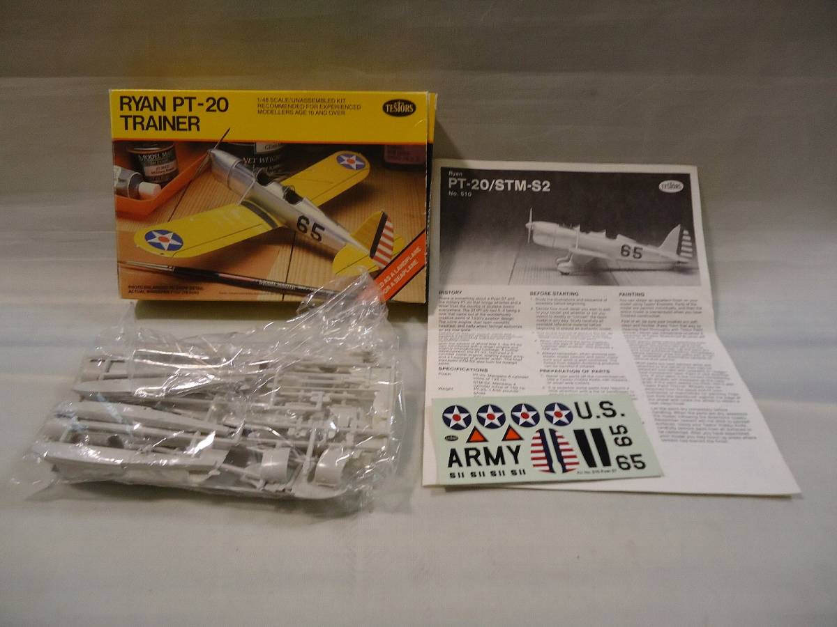 TESTORS 1/48 RYAN PT-20 TRAINER プラモデル 未組立品拍卖