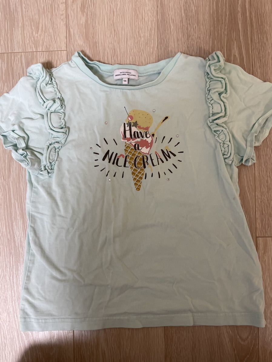 ユナイテッドアローズ 130 アイスクリームTシャツ 半袖Tシャツ拍卖