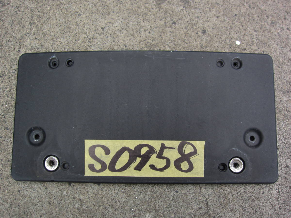 Porsch ポルシェ 970 パナメーラ 純正 ナンバーベース ナンバープレート 97070110501 S0958 拍卖