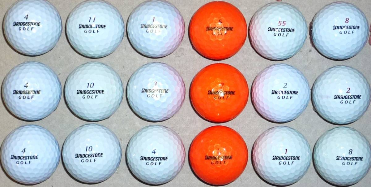 ロストボール BRIDGESTONE(ブリヂストン) ホワイトボール等各種 18個拍卖