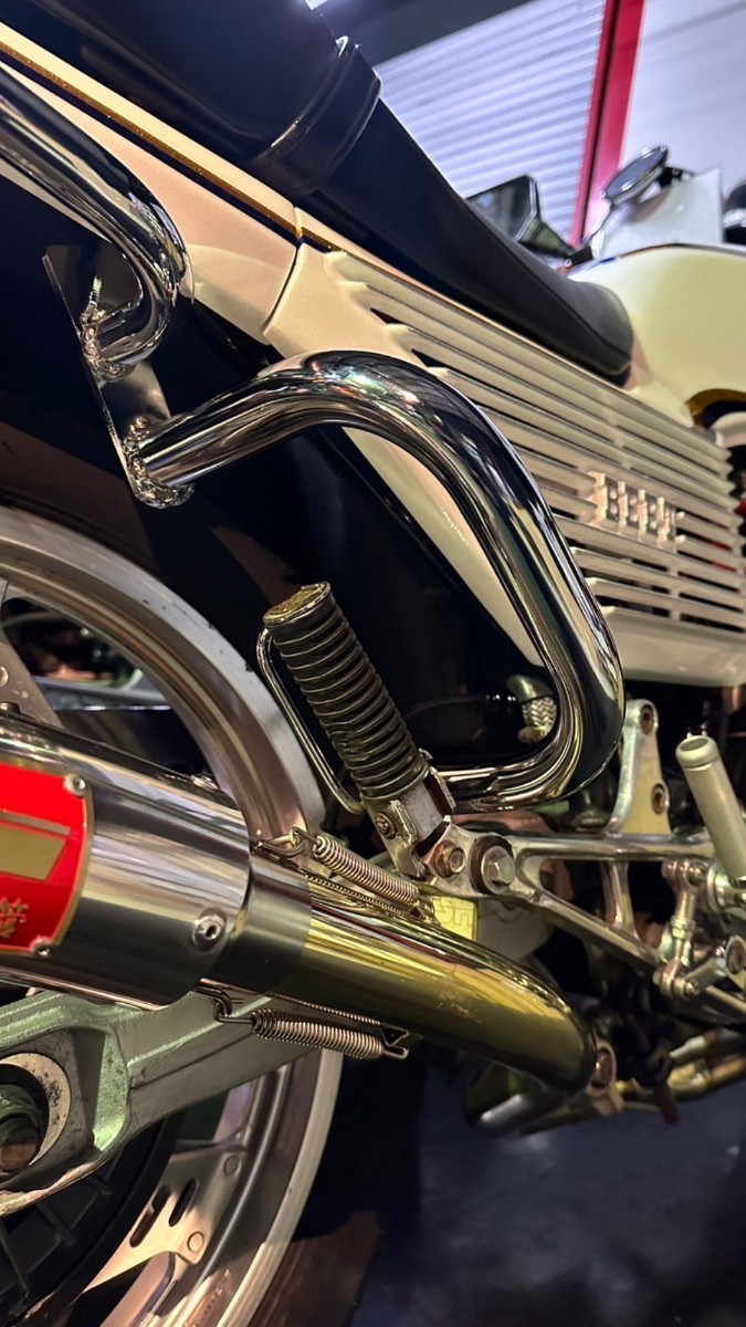 CBX400F メッキリアガード CBX400F2 CBX550F テクニカルサービス本多製 エンジンガード リアガード拍卖