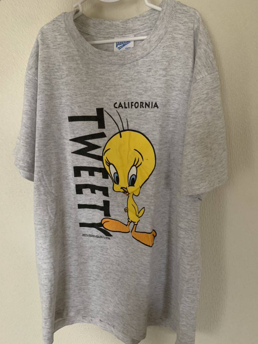 Velva Sheen TWEETY Tシャツ M 10-12 MADE IN USA ビンテージ拍卖