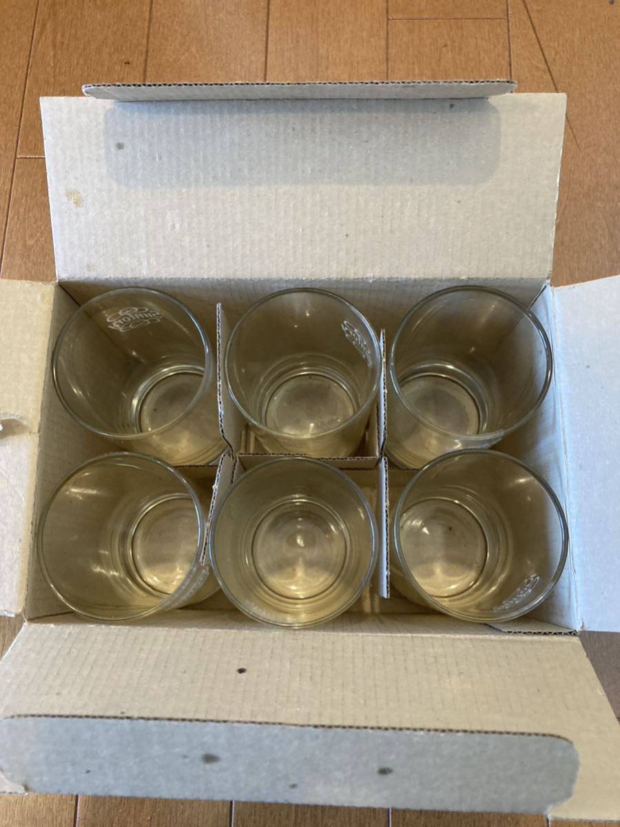 【非売品】【入手困難】SUNTORY サントリー シンプル 限定 グラス コップ 6個セット ノベルティ レア コレクションロゴ拍卖