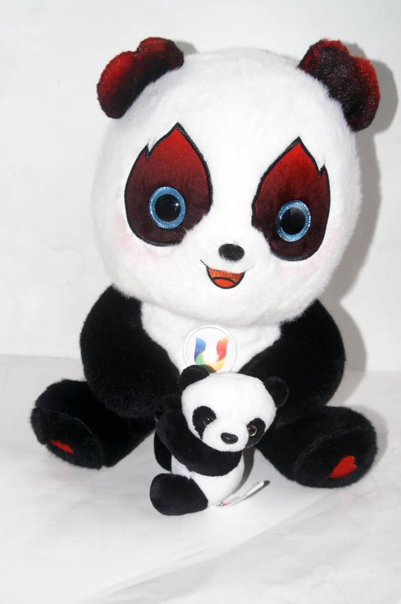 【 新品 即決 】 中国 中華人民共和国 四川省 成都市 政府 公式 マスコット パンダ ぬいぐるみ 2個セット 【 非売品 】拍卖