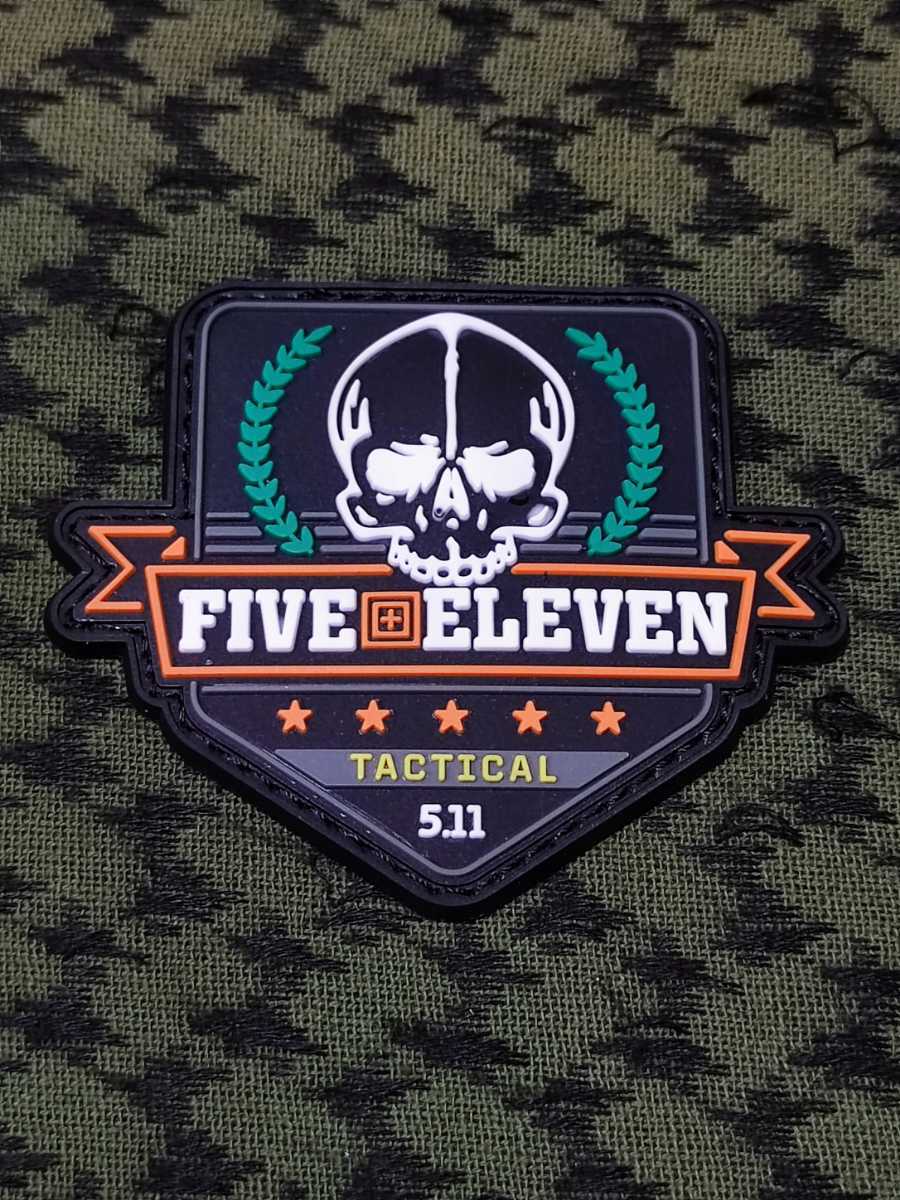five eleven PVC ワッペン ベルクロ サバゲー 拍卖