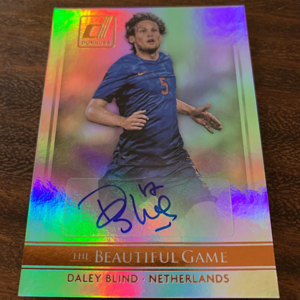 DONRUSS SOCCER ダレイ ブリント選手直筆サイン オランダ マンチェスターU アヤックス バイエルン ジローナ 2拍卖