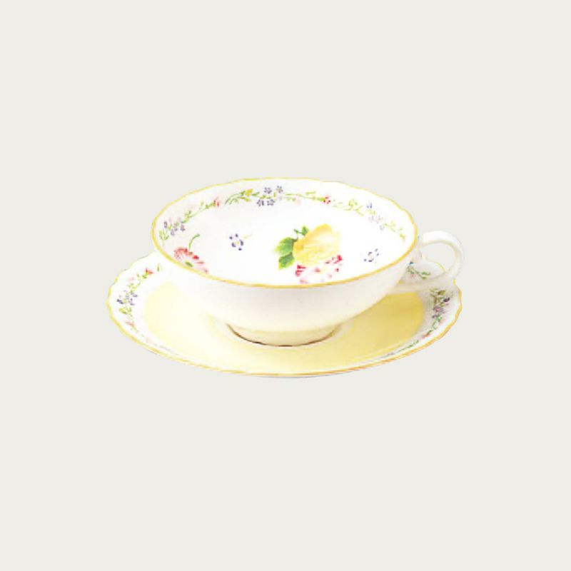 ノリタケ! ☆ジュヌフレール・ティー碗皿☆ 新品 コーヒー 紅茶 ミルク ラテ エスプレッソ 茶器 ピッチャー ギフト拍卖