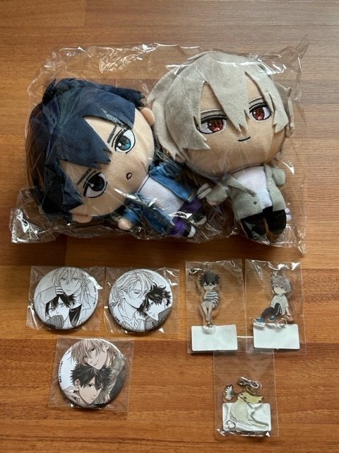 プリズムチャンス★オンラインくじ★鈴丸みんた★タカラのびいどろ★S賞 宝大進カップルぬいぐるみ★C賞 アクリルチャーム★D賞 缶バッジ拍卖