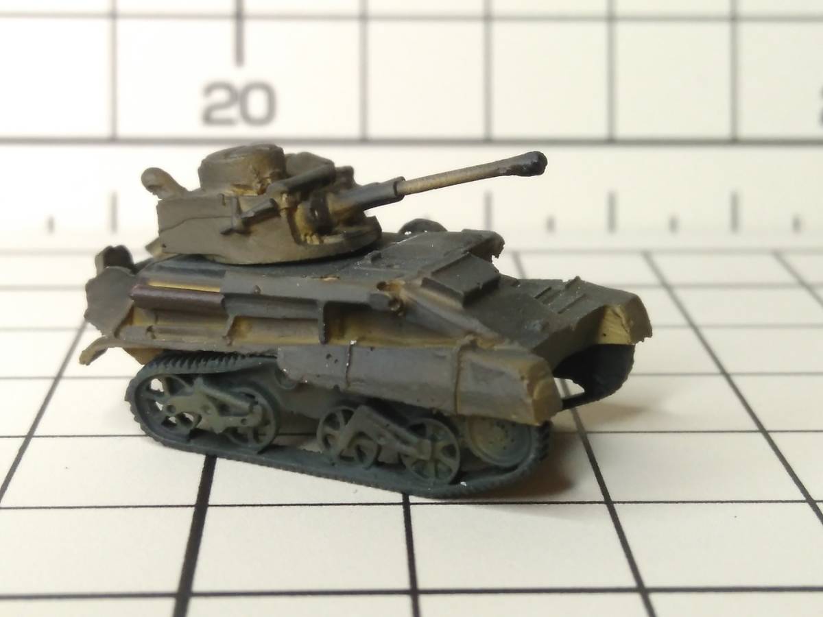 ●完成品1/144 マーク6 軽戦車,”豆戦車!小柄はダー様に愛される!”, 英国,WW2, グリーン塗装拍卖