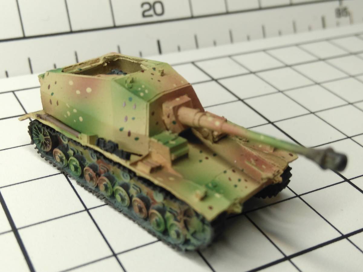 ●完成品1/144 ディッカーマックス10.5cm自走砲,”試作車が実戦で大活躍!”,カモフラージュ塗装,ドイツ,WW2拍卖